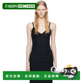 香港直邮潮奢 toteme 女士 1h可退 海军蓝收省吊带背心 234WRTWTP