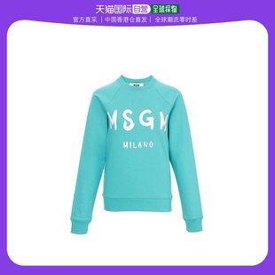 香港直邮潮奢 女士logo标志套头衫 Msgm