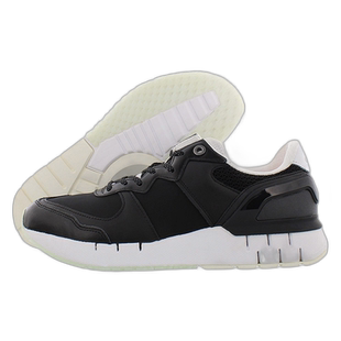 美国直邮Asics亚瑟士Rebilac Runner Mp运动鞋黑色白底系带缓冲