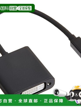 【日本直邮】转换适配器Mini DP-DVI用于Mac/Surface/Lenovo黑色
