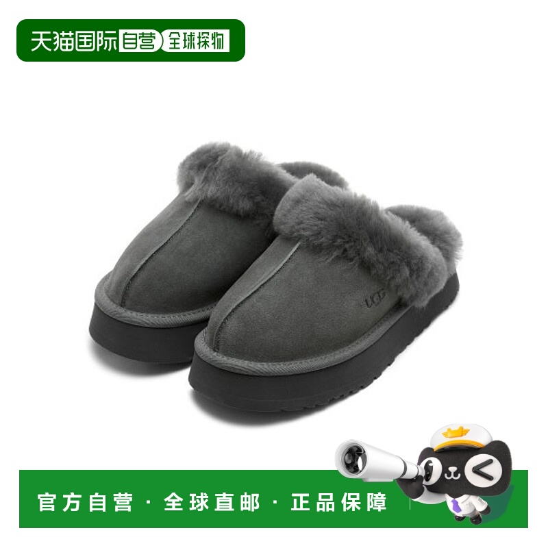 韩国直邮UGG雪地棉拖鞋女秋冬圆头时尚耐磨舒适保暖1122550CHRC