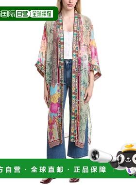 自营Johnny Was Eliza Kimono - white 美国奥莱直发