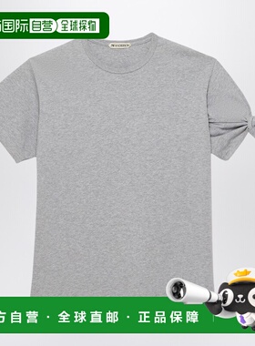 1h可退 香港直邮潮奢 J.W. Anderson 男士 灰色打结袖T恤 JT0299P