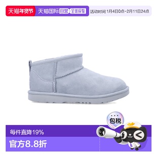 香港直邮UGG 女童休闲鞋 1130750KSFOA AW2025 灰色 圆头雪地靴