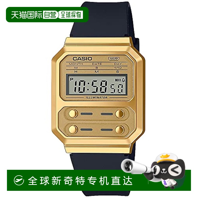 【日本直邮】Casio Standard卡西欧 手表 标准款 黑色A100WEFG-9A