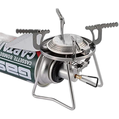 【日本直邮】鹿牌单燃烧器卡式燃气灶 CB  银色 Trekker UF-0026