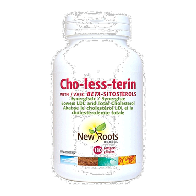 加拿大直邮New Roots Cho-less-terin 含 β-谷甾醇（180 粒软胶