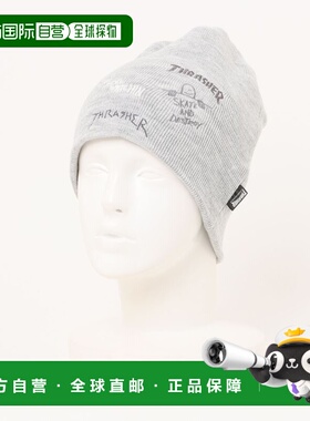 1h可退 日本直邮THRASHER 男女同款 多logo针织帽 腈纶 柔软亲肤
