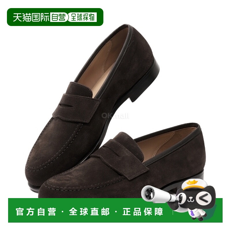 韩国直邮Crockett & Jones 波士顿深棕色绒面革 (28363A-S02L1)