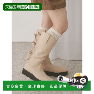 1h可退 日本直邮merry jenny 女装 甜美丝带西部风格短靴 2825518