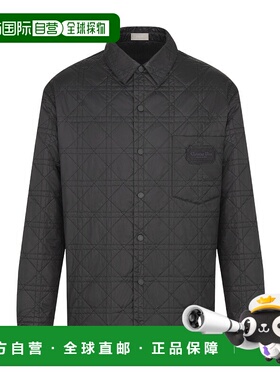 香港直邮Dior 格纹绗缝外套衬衫 313C509AA767迪奥夹克