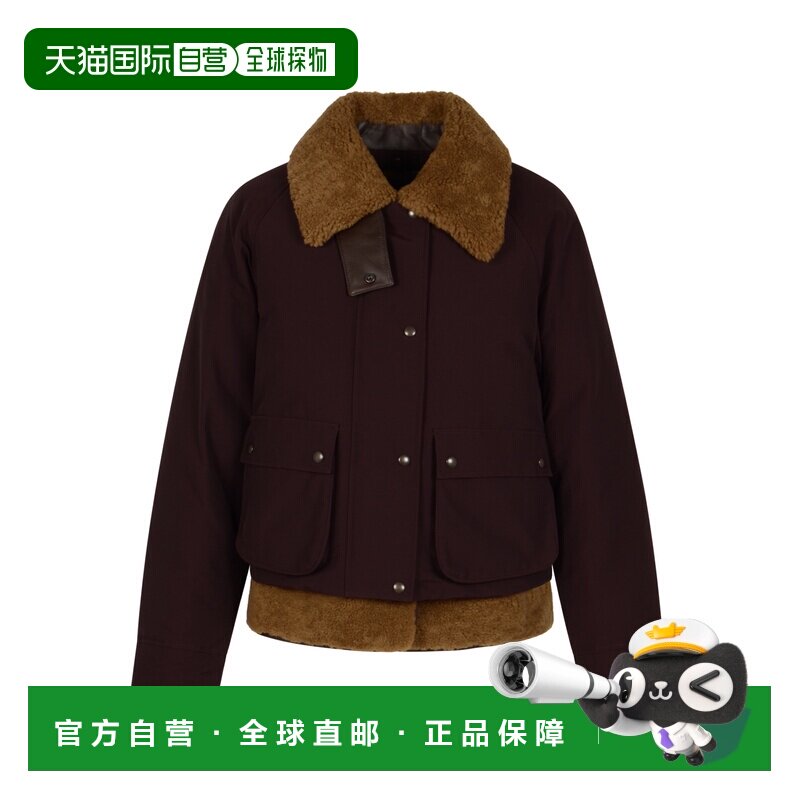 1h可退 香港直邮LOEWE 女士西服 S359Y02XFX7110 SS2026 红色 长图片