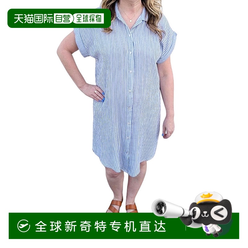 自营 thread & supplySawyer蓝色连衣裙 【美国奥莱】直发