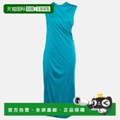 blue 自营Versace 美国奥莱直发 Ruched Bodycon Blue Jersey