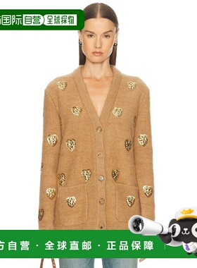 1h可退 香港直邮valentino 华伦天奴 女士 刺绣针织开衫 7B3KA12K