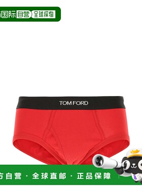 1h可退 香港直邮TOM FORD 男士短裤 T4LC11040632 SS2025 红色 Re