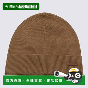 1h可退 香港直邮Saint Laurent 圣罗兰 女士 徽标贴饰无檐小便帽