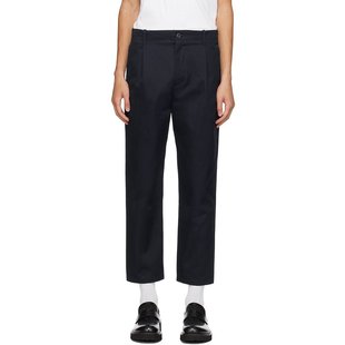 海军蓝褶裥长裤 潮奢 男士 华伦天奴 5V3RBL6548N Valentino