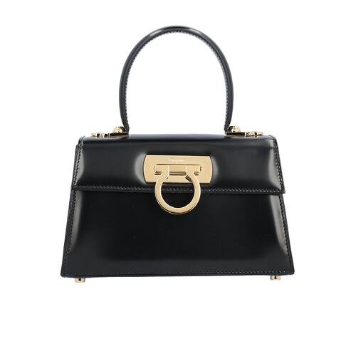 Salvatore Ferragamo 徽标单肩包 212958