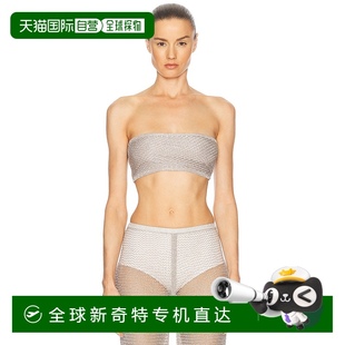 上衣 1h可退 直筒网纱文胸式 香港直邮Alaia AA9F0012K051A 女士