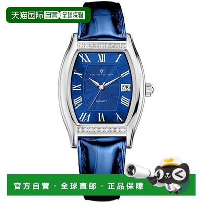 自营Christian Van Sant Women's Gemma Blue Dial Watch - blue