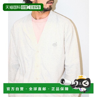 1h可退 男士 簡約隨機凹凸感純棉開衫 LA2511A807 日本直郵OOPS