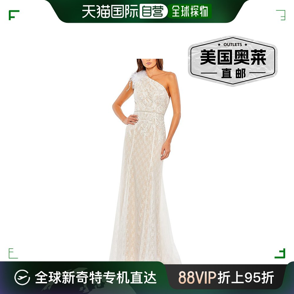 Mac Duggal 礼服 - 象牙色 【美国奥莱】直发 女装/女士精品 连衣裙 原图主图