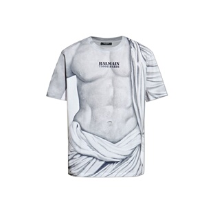 AW2025 香港直邮BALMAIN FH1EG000GF07YIG T恤 白色 男士