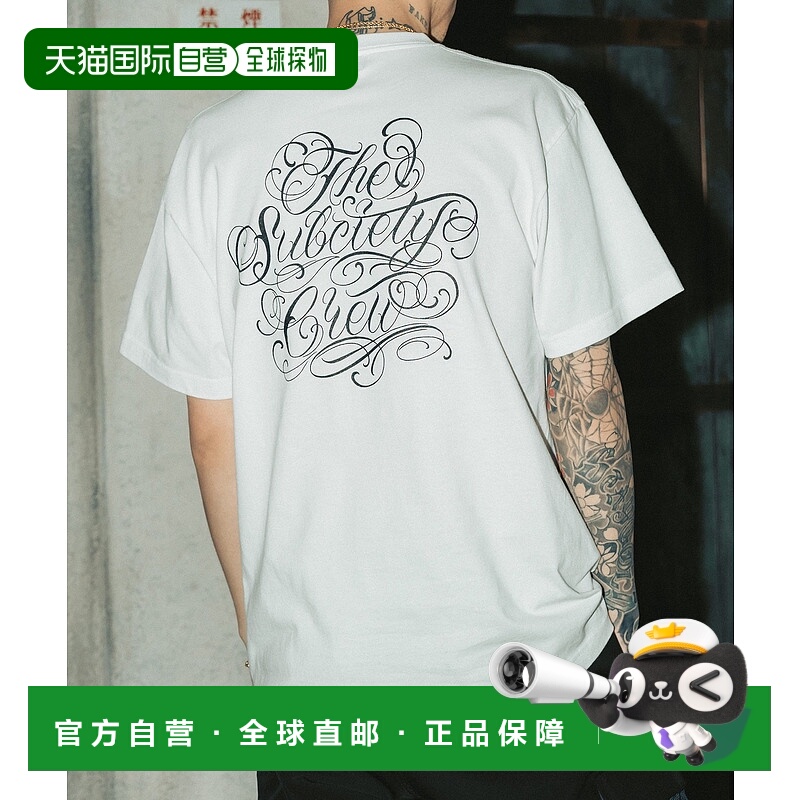 1h可退 日本直邮Subciety 西海岸风格印花T恤 10540893