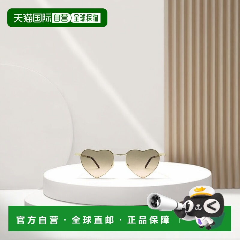 香港直邮Saint Laurent 心形镜框太阳镜 SL301
