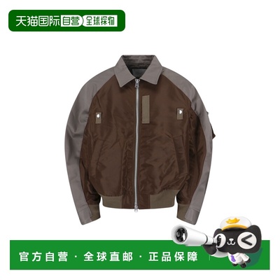 1h可退 香港直邮潮奢 Sacai 男士 棕色夹克 2603911M314 brown棕
