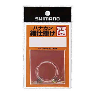 【日本直邮】Shimano禧玛诺 鱼钩鱼线组/细鼻环6个 透明6号 PJ-AK