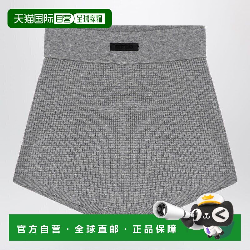 1h可退 香港直邮essentials fear of god 女士 灰色蜂巢纹短裤 19