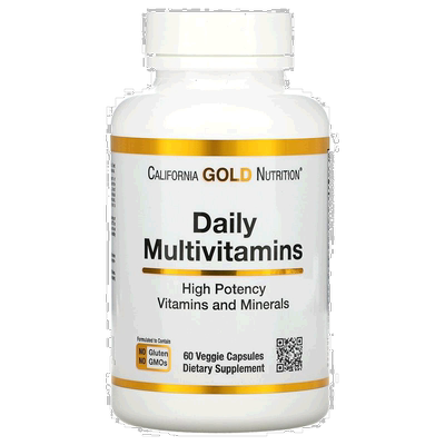 香港直发iHerb California Gold Nutrition多维生素胶囊60粒复合