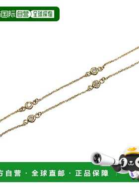 日本直邮(264508) 手链站钻石手链 18k 0.14ct 女士手链 四月诞生