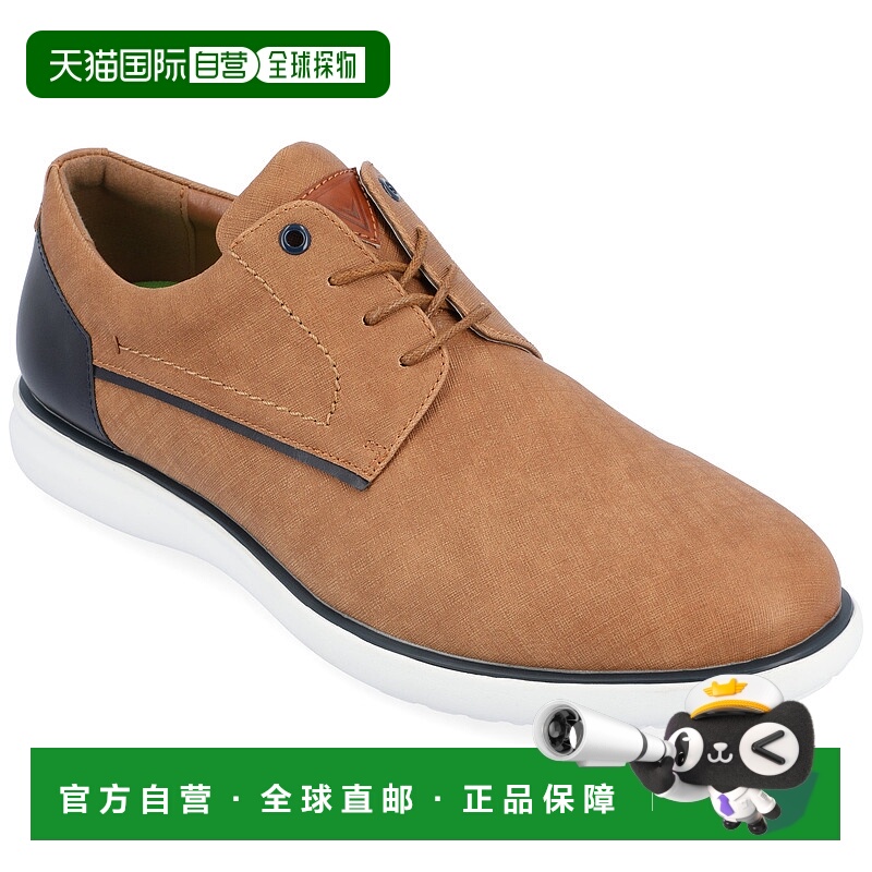 自营 Vance Co. Kirkwell 系带休闲德比鞋 - 棕褐色 美国奥莱直发