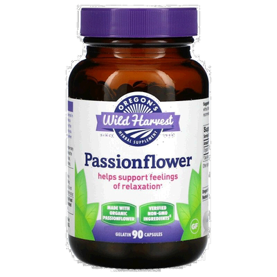 香港直邮Oregons Wild Harvest,西番莲，90 粒全素胶囊