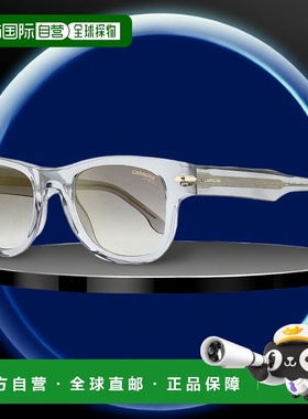 自营 Carrera男式复古长方形太阳镜330/s KB7FQ透明灰色50mm-KB7F