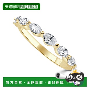 sabrina14k Gold & Marquise Diamond Ring - yellow 【美国奥莱