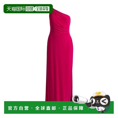 1h可退 香港直邮Lauren Ralph Lauren 女士 单肩连衣裙 pink粉色