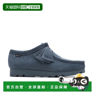 韩国直邮CLARKS 男士休闲皮鞋[24SS] Wallabee GTX Blue/Gr M 261