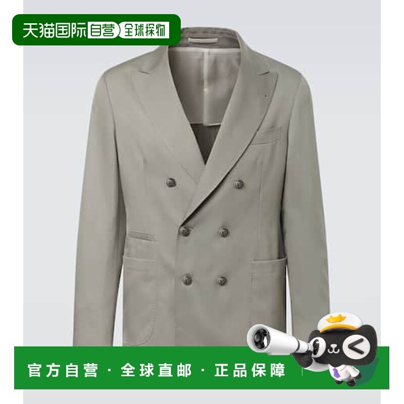 1h可退 香港直邮Brunello Cucinelli 布内罗 古奇拉利 男士 双排
