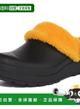 自营 Hunter Play夏尔巴WFF1000RSP女式黑色橙色隔热斗篷JOBB1944