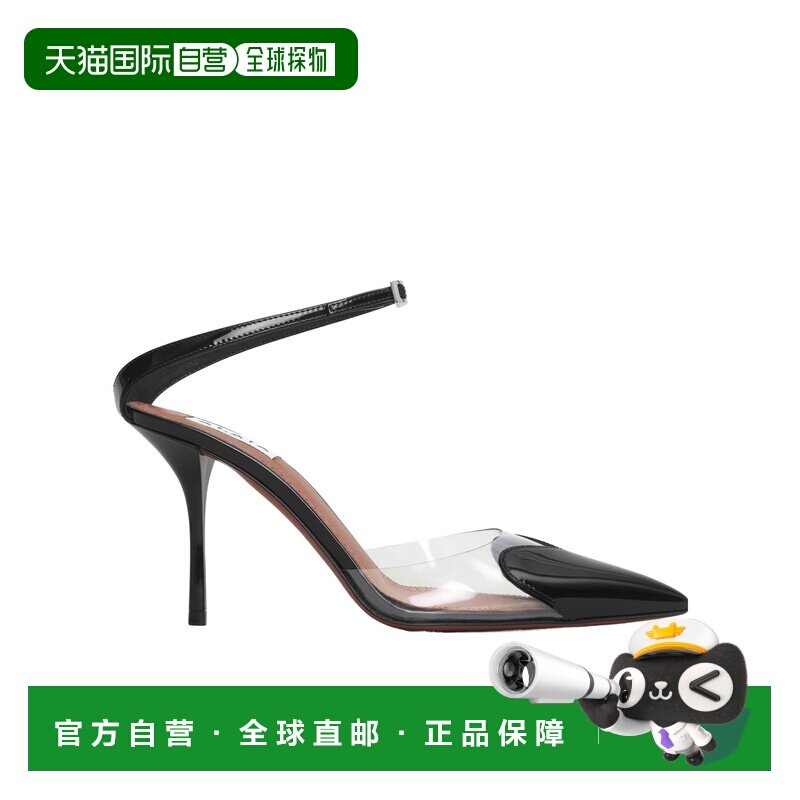 香港直邮Alaia 漆皮小牛皮高跟鞋 AA3E051CK150细高跟