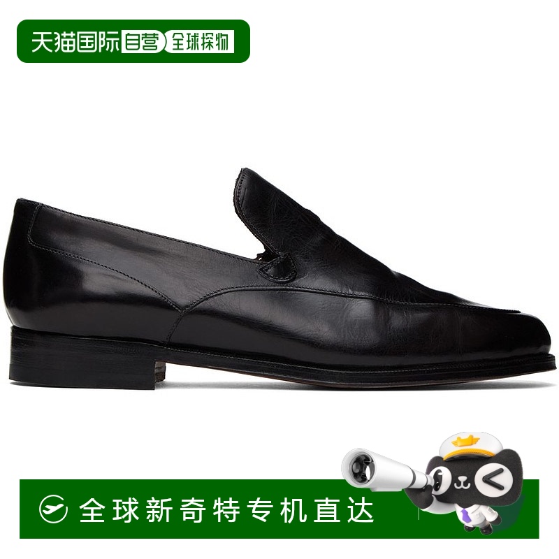 香港直邮潮奢 The Row 女士 黑色 Enzo 乐福鞋 F1446L64