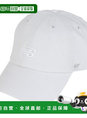 日本直邮New Balance 47 Clean Up Hat 帽子 [LAH0] 浅灰色