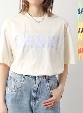 日本直邮MARNI T恤 THJET49EPH USCS11 女士圆领 T 超大短袖涂漆
