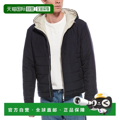 自营Eleventy Hooded Jacket - blue 美国奥莱直发外套