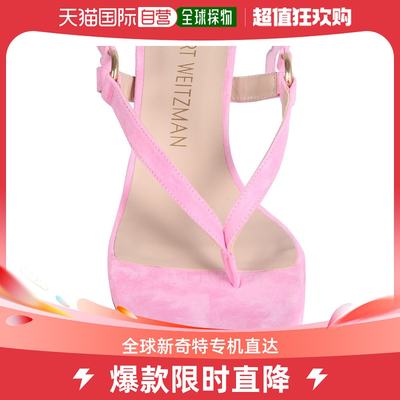 香港直邮STUART WEITZMAN 女士凉鞋 LALITA75SUEDEINDIAPINK