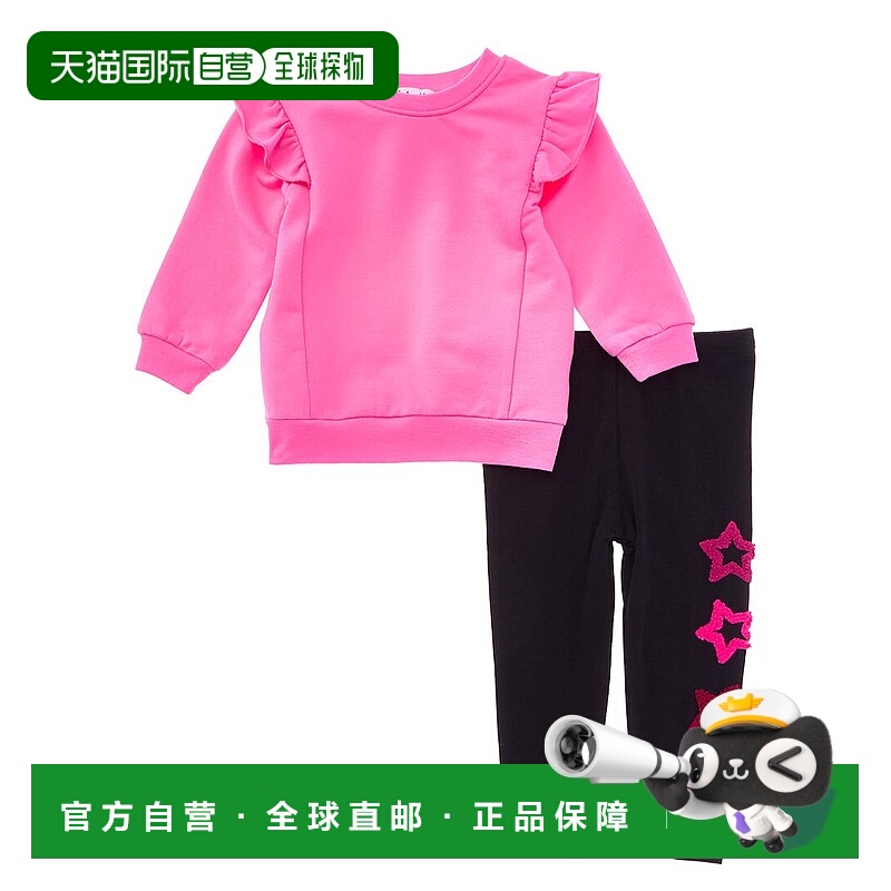 自营Splendid 2pc Pullover& Legging Set- hot pink美国奥莱